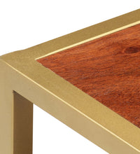 Couchtisch 90 x 50 x 40 cm Massivholz Akazie