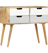 Sideboard 85 x 40 x 71 cm Massivholz Mango