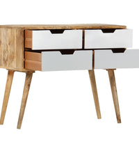 Sideboard 85 x 40 x 71 cm Massivholz Mango