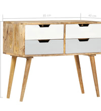 Sideboard 85 x 40 x 71 cm Massivholz Mango