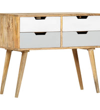 Sideboard 85 x 40 x 71 cm Massivholz Mango