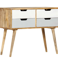 Sideboard 85 x 40 x 71 cm Massivholz Mango