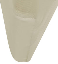 Stretch-Stuhlhussen 12 Stk. Creme