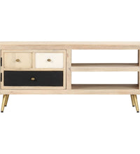 Couchtisch 90×45×40 cm Massivholz Mango
