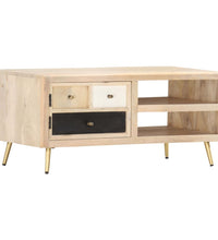 Couchtisch 90×45×40 cm Massivholz Mango