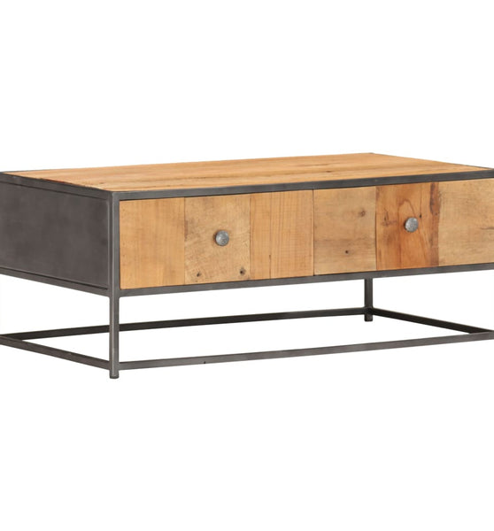 Couchtisch 90x50x35 cm Altholz Massiv
