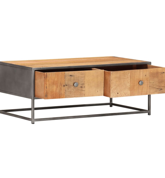 Couchtisch 90x50x35 cm Altholz Massiv