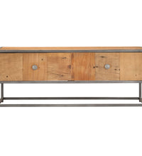 Couchtisch 90x50x35 cm Altholz Massiv