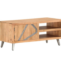 Couchtisch 90×45×40 cm Massivholz Akazie