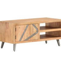 Couchtisch 90×45×40 cm Massivholz Akazie