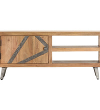 Couchtisch 90×45×40 cm Massivholz Akazie