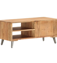 Couchtisch 90×45×40 cm Massivholz Akazie