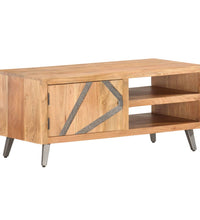 Couchtisch 90×45×40 cm Massivholz Akazie
