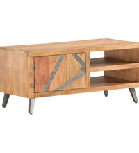 Couchtisch 90×45×40 cm Massivholz Akazie