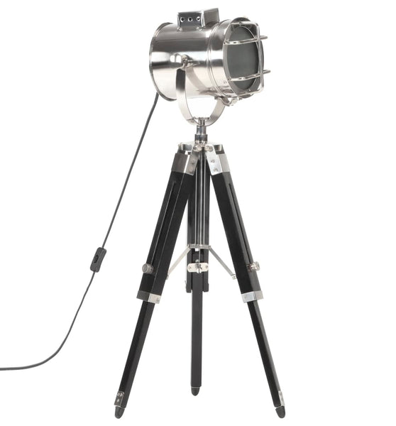 Stativlampe Schwarz Mango Massivholz 69 cm