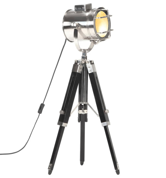 Stativlampe Schwarz Mango Massivholz 69 cm