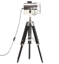 Stativlampe Schwarz Mango Massivholz 69 cm