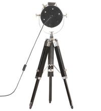 Stativlampe Schwarz Mango Massivholz 69 cm