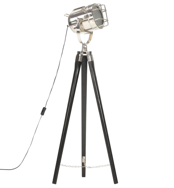 Stativlampe Schwarz Mango Massivholz 97 cm