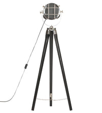 Stativlampe Schwarz Mango Massivholz 97 cm