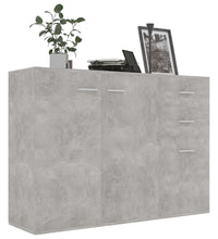 Sideboard Betongrau 105x30x75 cm Holzwerkstoff