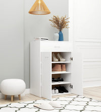 Schuhschrank Weiß 60×35×84 cm Holzwerkstoff