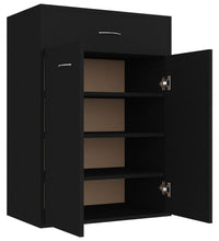 Schuhschrank Schwarz 60x35x84 cm Holzwerkstoff