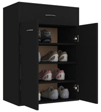 Schuhschrank Schwarz 60x35x84 cm Holzwerkstoff