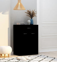 Schuhschrank Schwarz 60x35x84 cm Holzwerkstoff