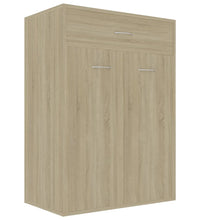 Schuhschrank Sonoma-Eiche 60x35x84 cm Holzwerkstoff