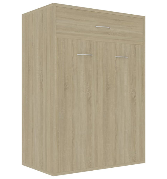 Schuhschrank Sonoma-Eiche 60x35x84 cm Holzwerkstoff