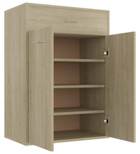 Schuhschrank Sonoma-Eiche 60x35x84 cm Holzwerkstoff