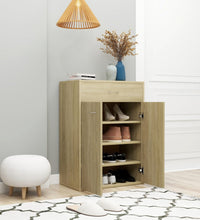 Schuhschrank Sonoma-Eiche 60x35x84 cm Holzwerkstoff