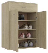 Schuhschrank Sonoma-Eiche 60x35x84 cm Holzwerkstoff
