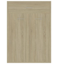 Schuhschrank Sonoma-Eiche 60x35x84 cm Holzwerkstoff