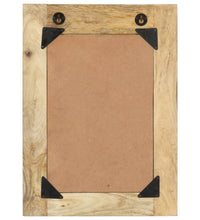 Spiegel Handbemalt 40 x 55 cm Massivholz Mango