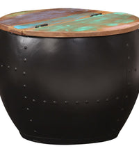 Couchtisch 53x43 cm Altholz Massiv