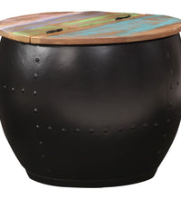 Couchtisch 53x43 cm Altholz Massiv