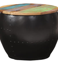 Couchtisch 53x43 cm Altholz Massiv