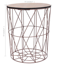 Couchtisch Kupfer Ø 47 cm