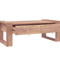 Couchtisch 110×60×40 cm Teak Massivholz
