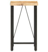 Bartisch 60x60x107 cm Raues Mangoholz