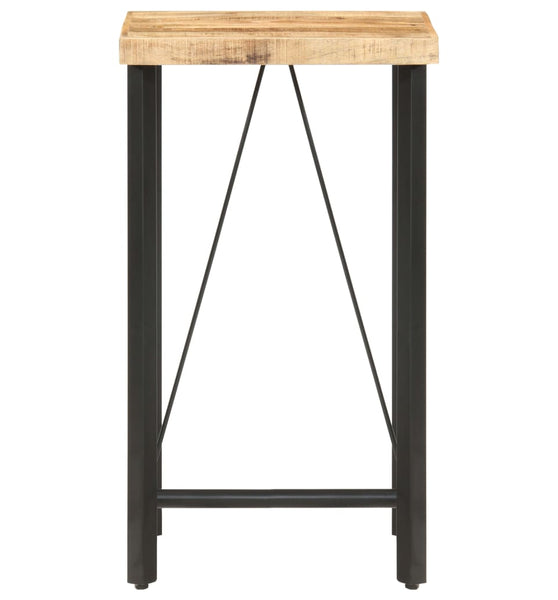 Bartisch 60x60x107 cm Raues Mangoholz