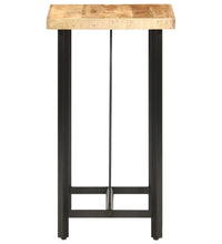 Bartisch 60x60x107 cm Raues Mangoholz