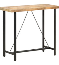 Bartisch 120x58x107 cm Raues Mangoholz