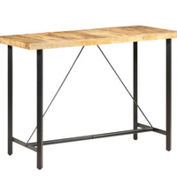 Bartisch 150x70x107 cm Raues Mangoholz