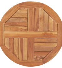 Tischplatte Massivholz Teak Rund 2,5 cm 60 cm