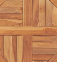 Tischplatte Massivholz Teak Rund 2,5 cm 60 cm