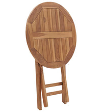 Gartentisch Klappbar 60 cm Massivholz Teak