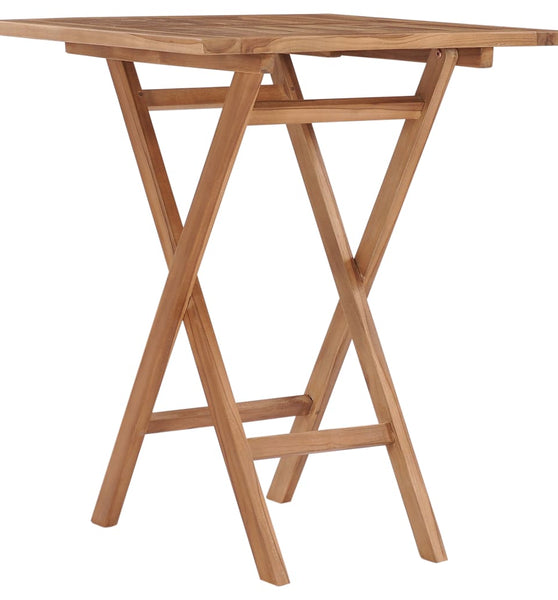 Gartentisch Klappbar 60×60×75 cm Massivholz Teak